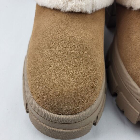 New UGG BROOKLYN SUNBURST ANKLE BOOTS SUEDE US 11 - Picture 7 of 14